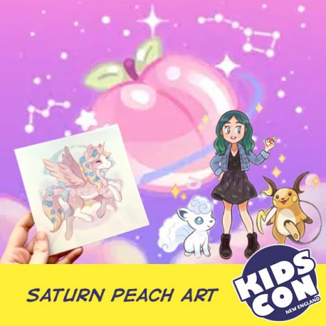 Saturn Peach Art